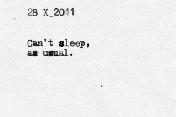 Can't sleep